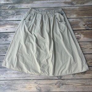 Macabi Khaki Utility Skirt